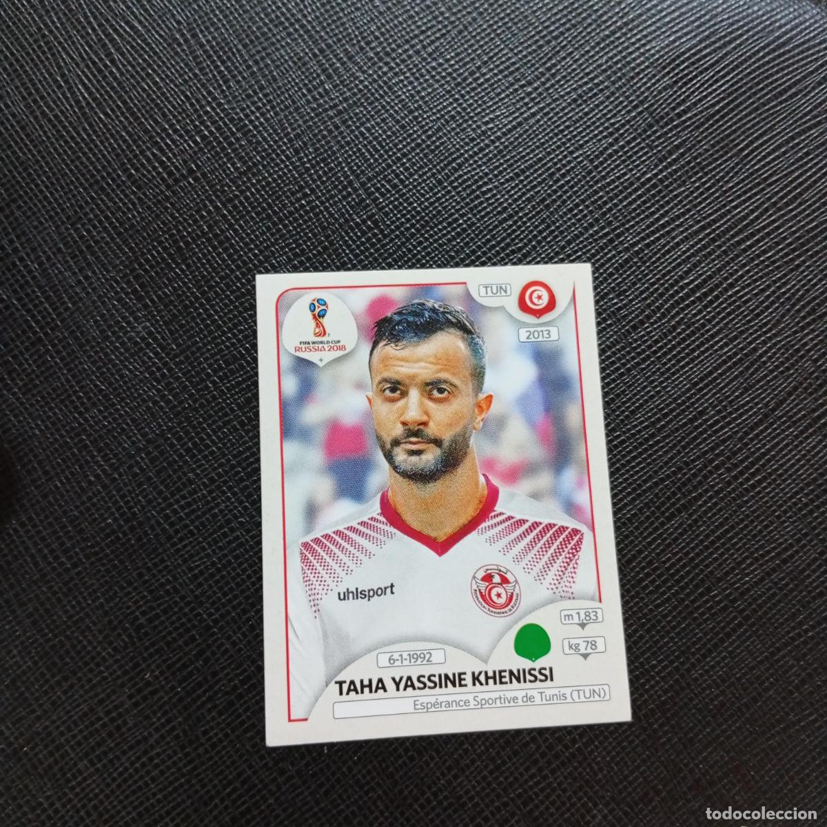 Figurine di Calcio: 568 YASSINE KHENISSI TUNEZ PANINI MUNDIAL RUSIA 2018 CROMO FUTBOL 18 - SIN PEGAR - CJ2