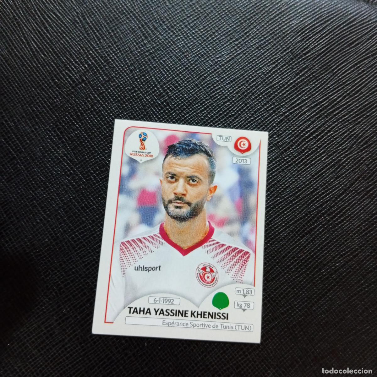 Figurine di Calcio: 568 YASSINE KHENISSI TUNEZ PANINI MUNDIAL RUSIA 2018 CROMO FUTBOL 18 - SIN PEGAR - CJ2