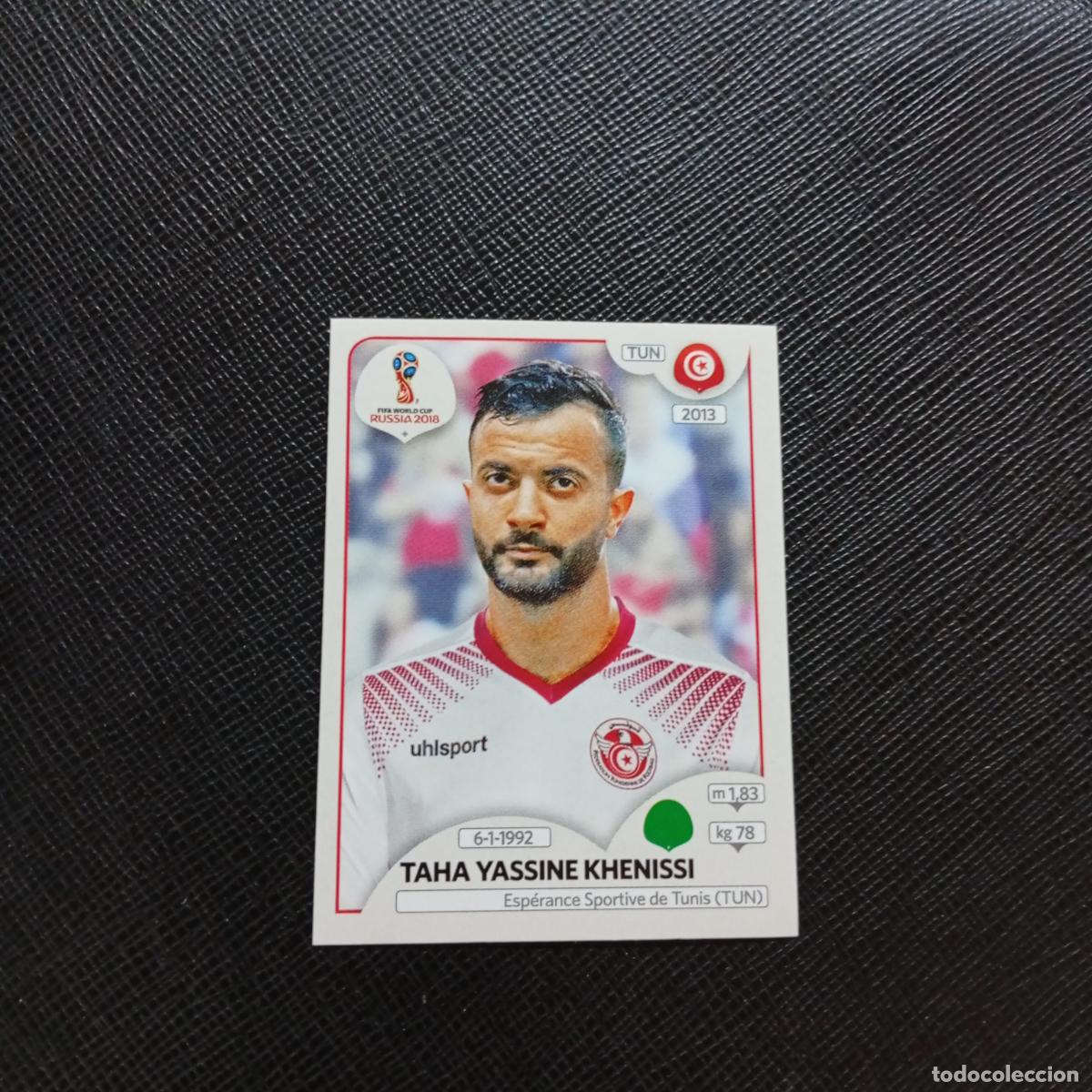 Figurine di Calcio: 568 YASSINE KHENISSI TUNEZ PANINI MUNDIAL RUSIA 2018 CROMO FUTBOL 18 - SIN PEGAR - CJ2