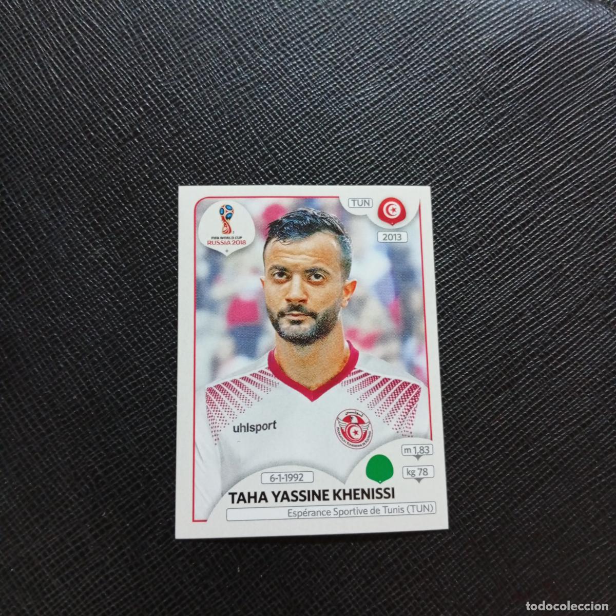 Figurine di Calcio: 568 YASSINE KHENISSI TUNEZ PANINI MUNDIAL RUSIA 2018 CROMO FUTBOL 18 - SIN PEGAR - CJ2 .