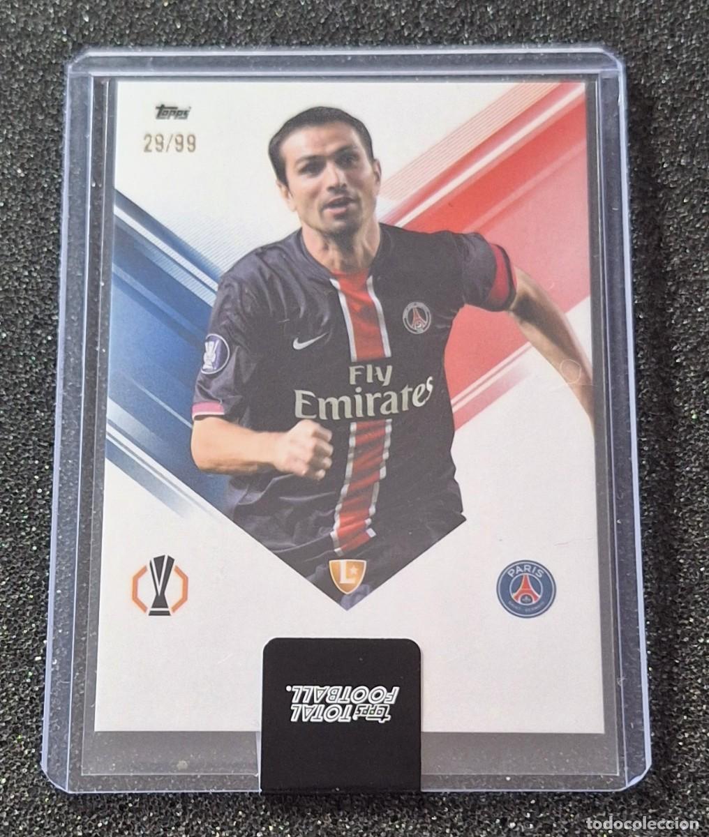Figurine di Calcio: Pauleta Paris Saint-Germain PSG Topps Total Football 29/99