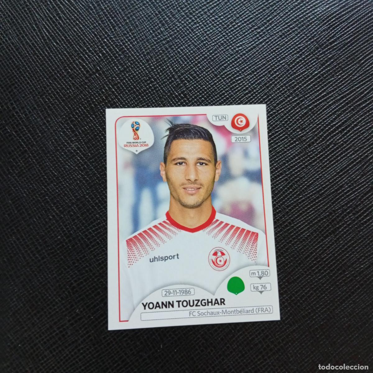 Cartes &agrave; collectionner de Football: 569 YOANN TOUZGHAR TUNEZ PANINI MUNDIAL RUSIA 2018 CROMO FUTBOL 18 - SIN PEGAR - CJ2 .