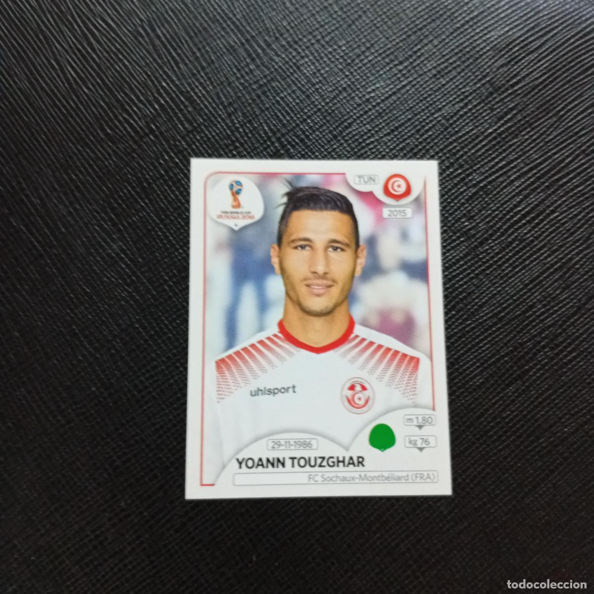 Cartes &agrave; collectionner de Football: 569 YOANN TOUZGHAR TUNEZ PANINI MUNDIAL RUSIA 2018 CROMO FUTBOL 18 - SIN PEGAR - CJ2 .