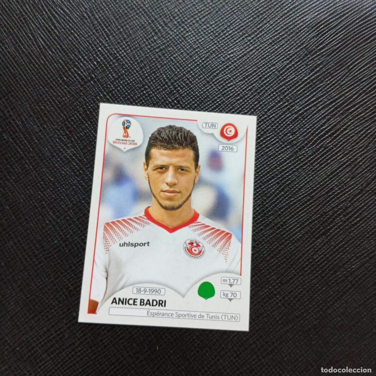 Cromos de f&uacute;tbol: 570 ANICE BADRI TUNEZ PANINI MUNDIAL RUSIA 2018 CROMO FUTBOL 18 - SIN PEGAR - CJ2 ...
