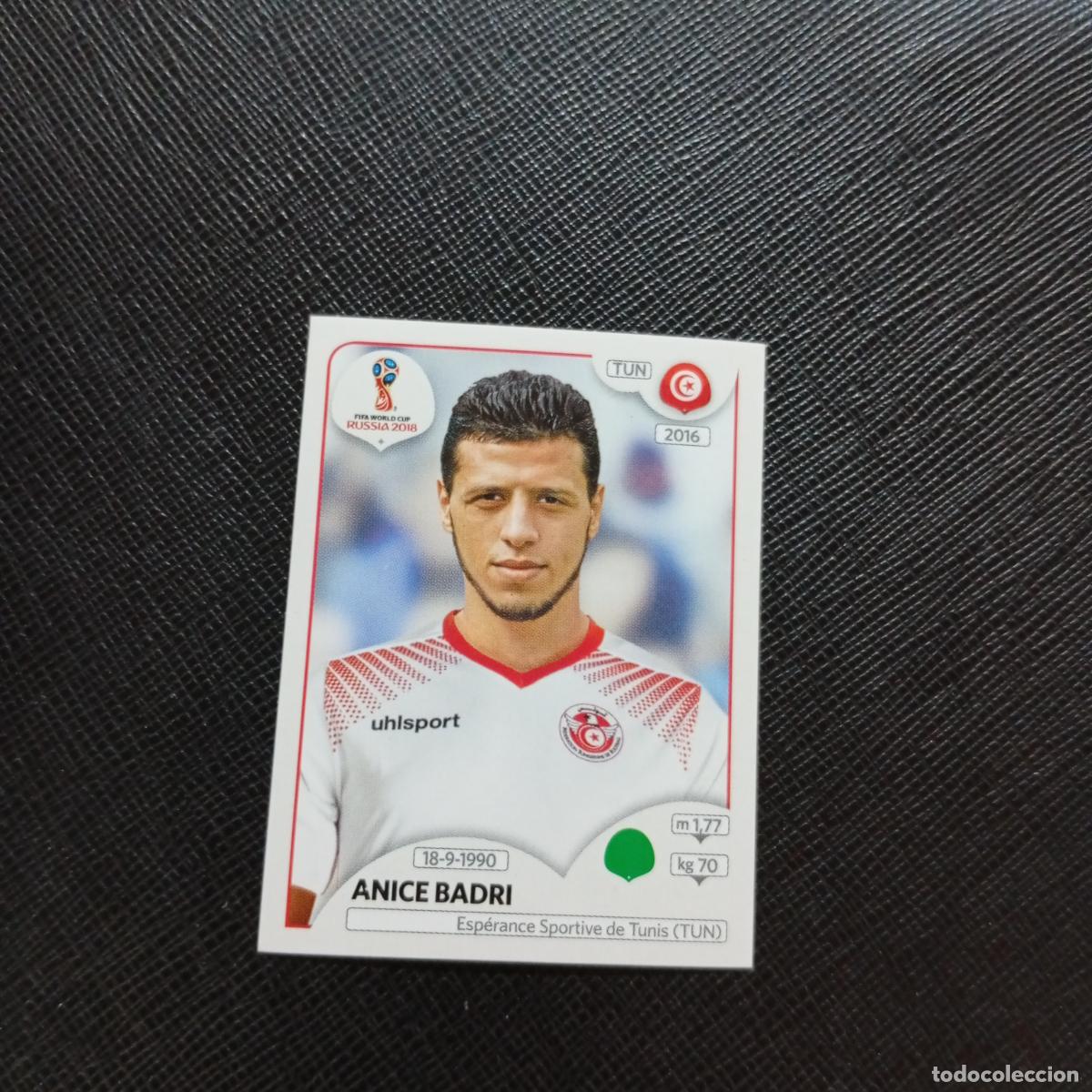 Cromos de f&uacute;tbol: 570 ANICE BADRI TUNEZ PANINI MUNDIAL RUSIA 2018 CROMO FUTBOL 18 - SIN PEGAR - CJ2 ..