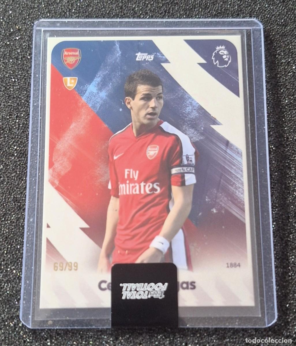Cromos de f&uacute;tbol: Cesc Fabregas Arsenal Topps Total Football 69/99