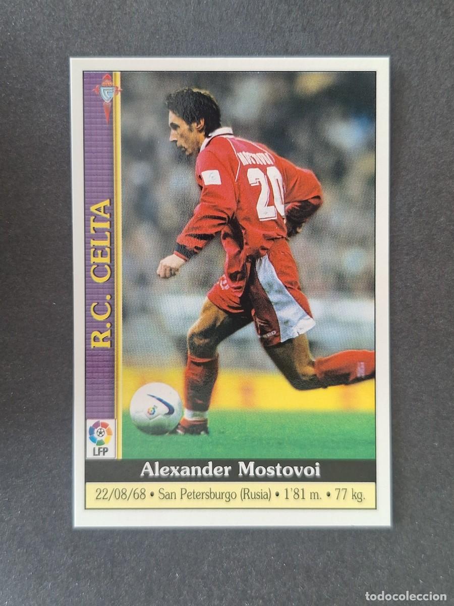 Cromos de f&uacute;tbol: L1 MOSTOVOI CELTA DE VIGO 85 MUNDICROMO LAS FICHAS DE LA LIGA 2000 99 00