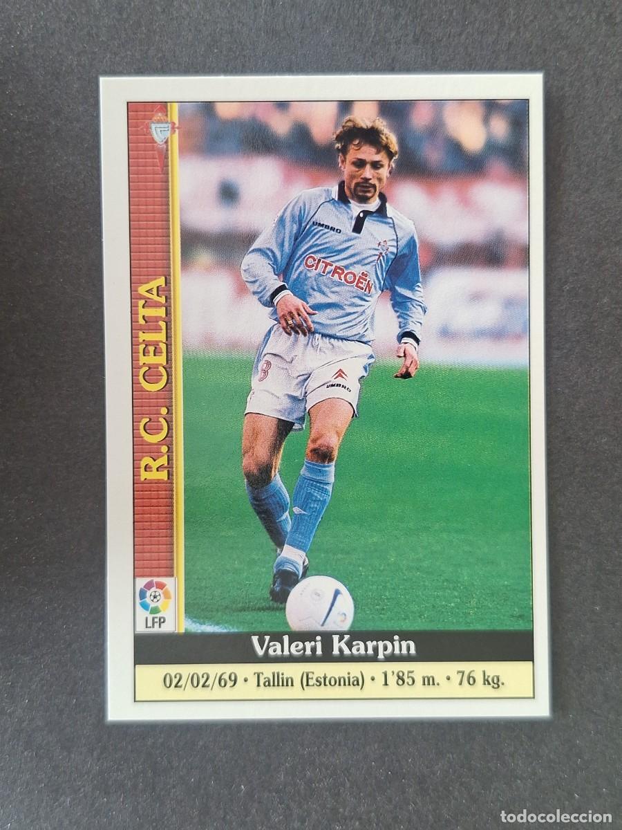 Cromos de f&uacute;tbol: L1 KARPIN CELTA DE VIGO 86 MUNDICROMO LAS FICHAS DE LA LIGA 2000 99 00