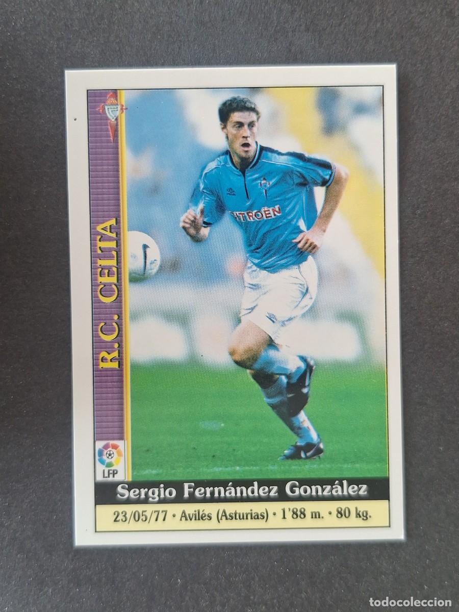 Cromos de f&uacute;tbol: L1 SERGIO CELTA DE VIGO 87 MUNDICROMO LAS FICHAS DE LA LIGA 2000 99 00