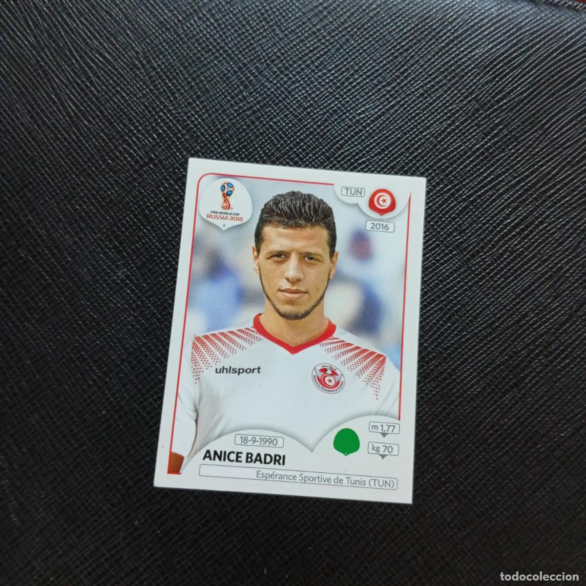 Cromos de f&uacute;tbol: 570 ANICE BADRI TUNEZ PANINI MUNDIAL RUSIA 2018 CROMO FUTBOL 18 - SIN PEGAR - CJ2