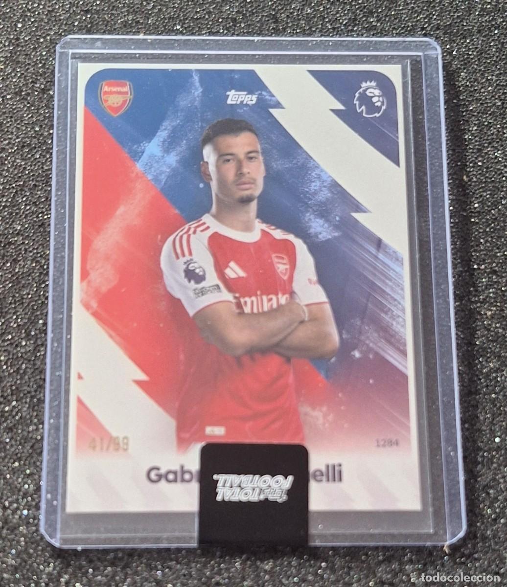 Fu&szlig;ball-Sticker: Gabriel Martinelli Arsenal Topps Total Football 41/99