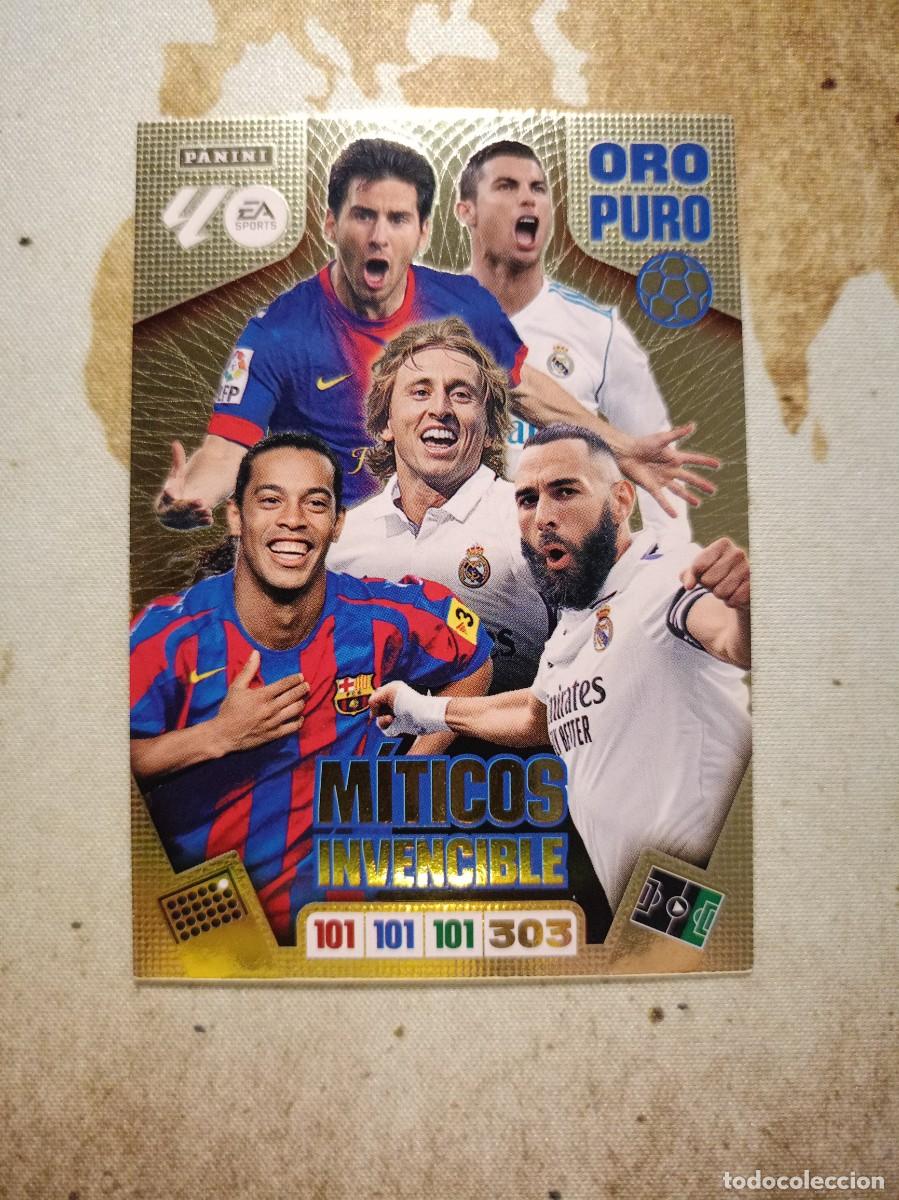 Fu&szlig;ball-Sticker: M&iacute;ticos Invencible ORO PURO Adrenalyn 2025-26