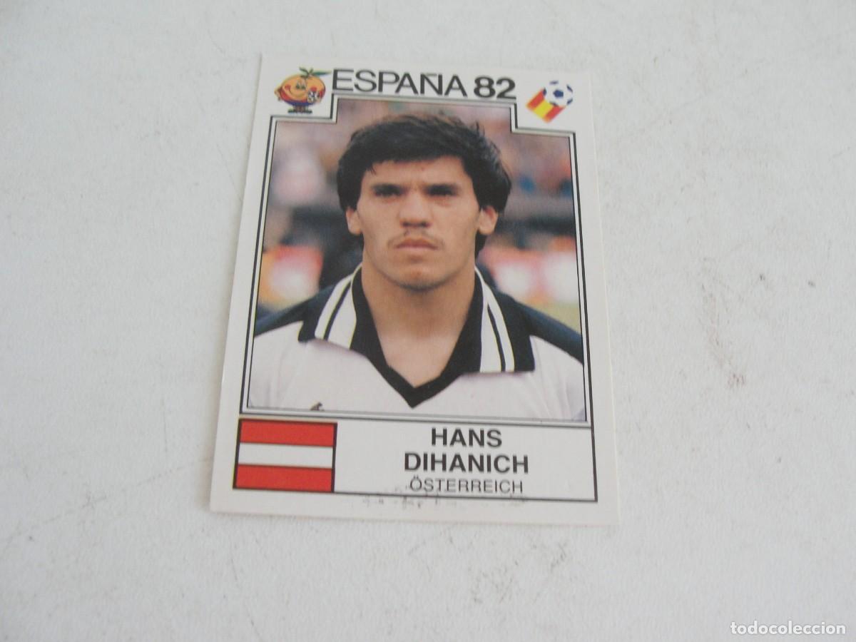 Fu&szlig;ball-Sticker: PANINI ESPA&Ntilde;A 82 - AUSTRIA N&ordm; 131 - HANS DIHANICH - CROMO NUNCA PEGADO - DE TIENDA