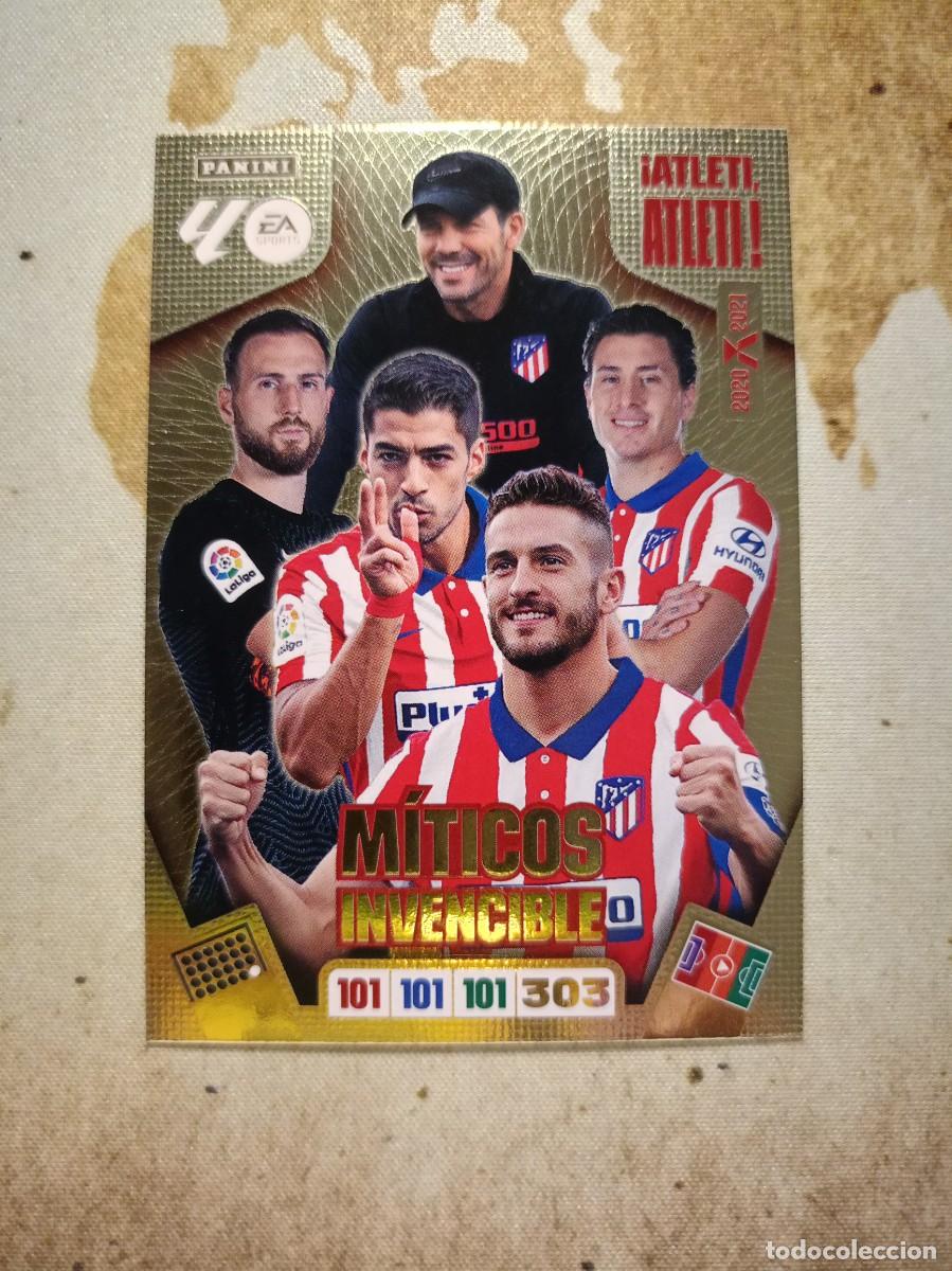 Fu&szlig;ball-Sticker: M&iacute;ticos Invencible ATLETI! Adrenalyn 2025-26