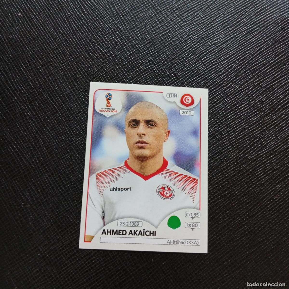 Fu&szlig;ball-Sticker: 571 AHMED AKAICHI TUNEZ PANINI MUNDIAL RUSIA 2018 CROMO FUTBOL 18 - SIN PEGAR - CJ2 ..
