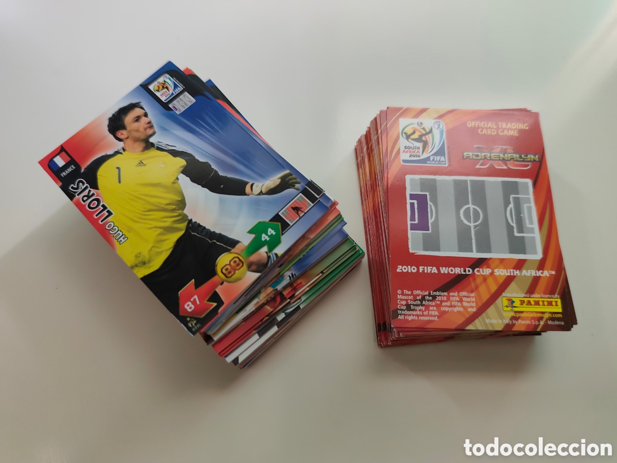 Cromos de Futebol: 142 CARDS DIFERENTES MUNDIAL SUD&Aacute;FRICA 2010 ADRENALYN XL