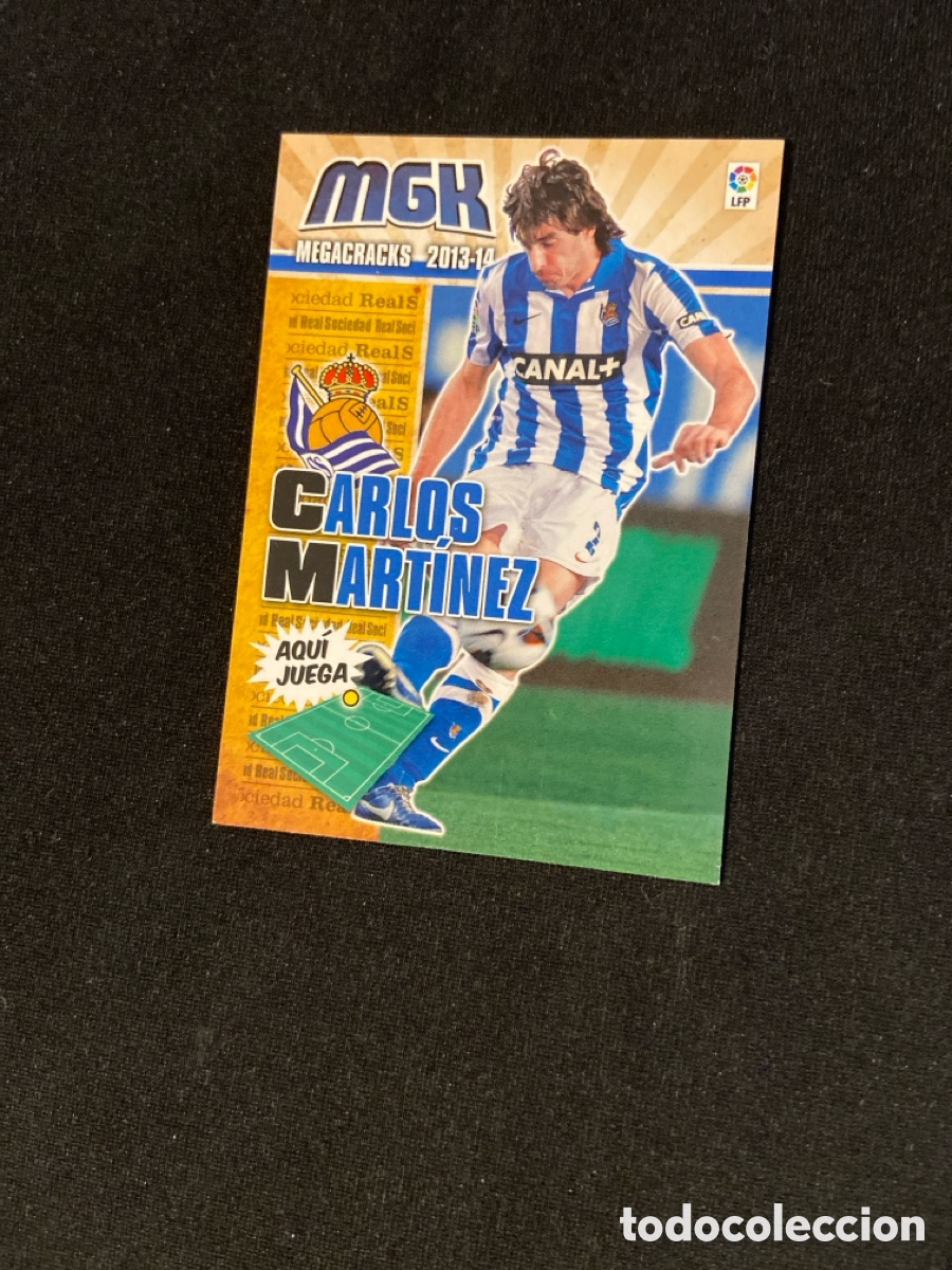 Fu&szlig;ball-Sticker: CARLOS MARTINEZ 273 (REAL SOCIEDAD)
