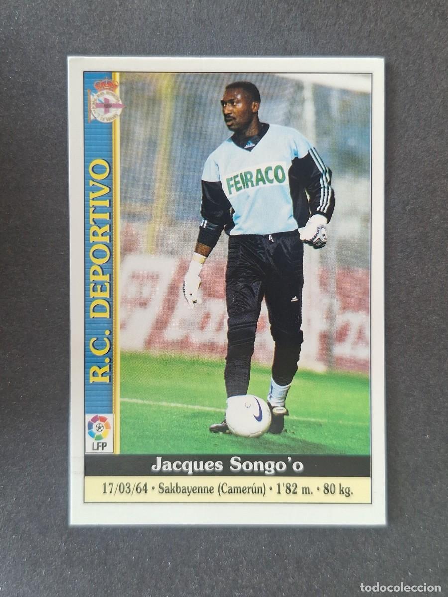 Cromos de f&uacute;tbol: L1 SONGO'O DEPORTIVO DE LA CORU&Ntilde;A 93 MUNDICROMO LAS FICHAS DE LA LIGA 2000 99 00