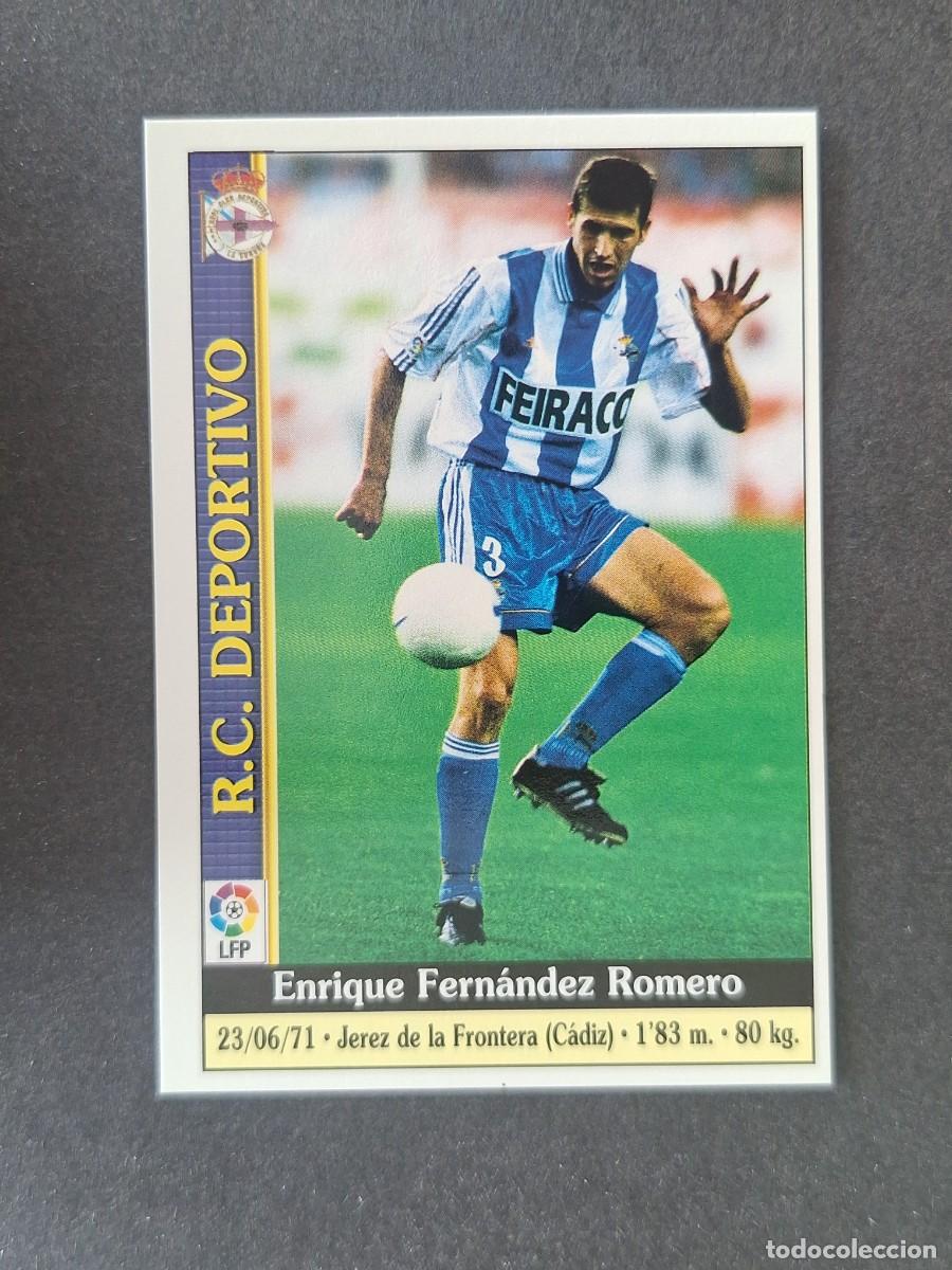 Cromos de f&uacute;tbol: L1 ROMERO DEPORTIVO DE LA CORU&Ntilde;A 95 MUNDICROMO LAS FICHAS DE LA LIGA 2000 99 00