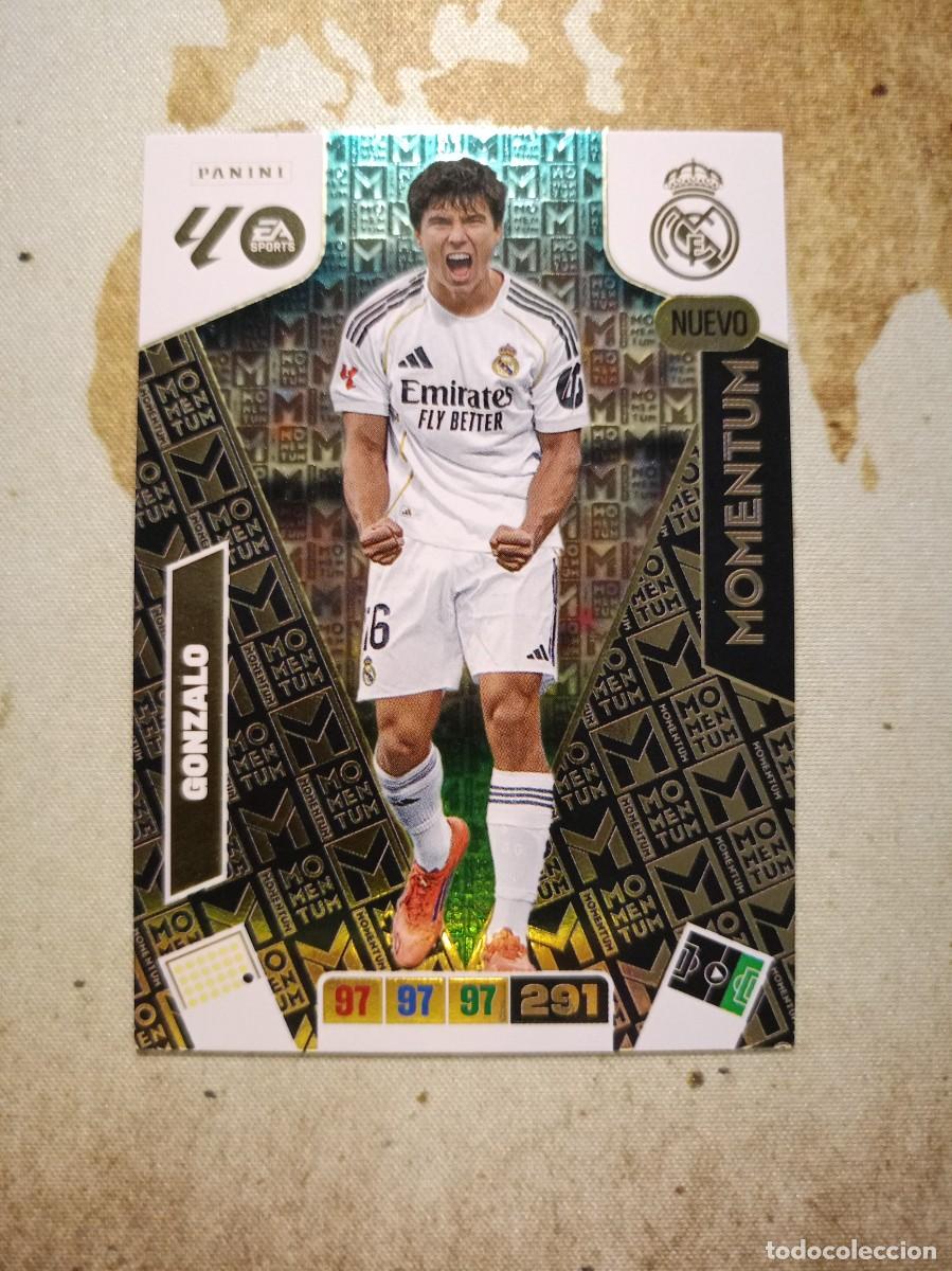 Cromos de f&uacute;tbol: Momentum GONZALO Adrenalyn 2025-26
