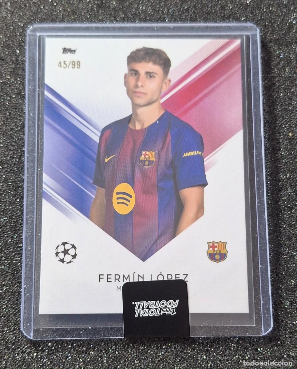 Cromos de f&uacute;tbol: Fermin Lopez Barcelona Topps Total Football 45/99