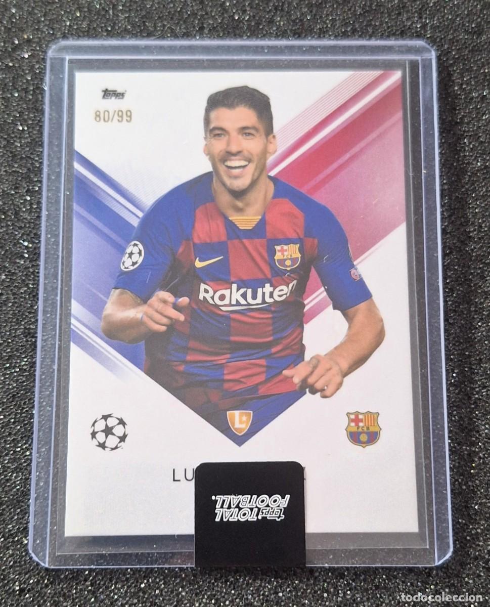 Football Stickers: Luis Suarez Barcelona Topps Total Football 80/99