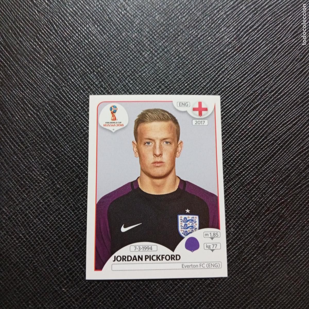 Cromos de Futebol: 575 PICKFORD INGLATERRA PANINI MUNDIAL RUSIA 2018 CROMO FUTBOL 18 - SIN PEGAR - CJ2
