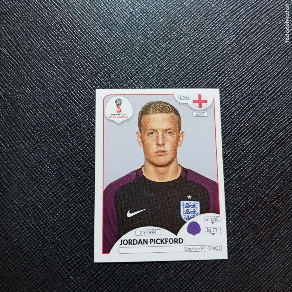 Cromos de Futebol: 575 PICKFORD INGLATERRA PANINI MUNDIAL RUSIA 2018 CROMO FUTBOL 18 - SIN PEGAR - CJ2