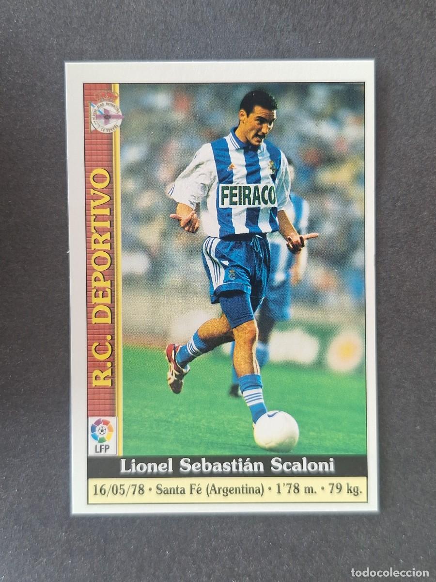 Cromos de Futebol: L1 SCALONI DEPORTIVO DE LA CORU&Ntilde;A 100 MUNDICROMO LAS FICHAS DE LA LIGA 2000 99 00