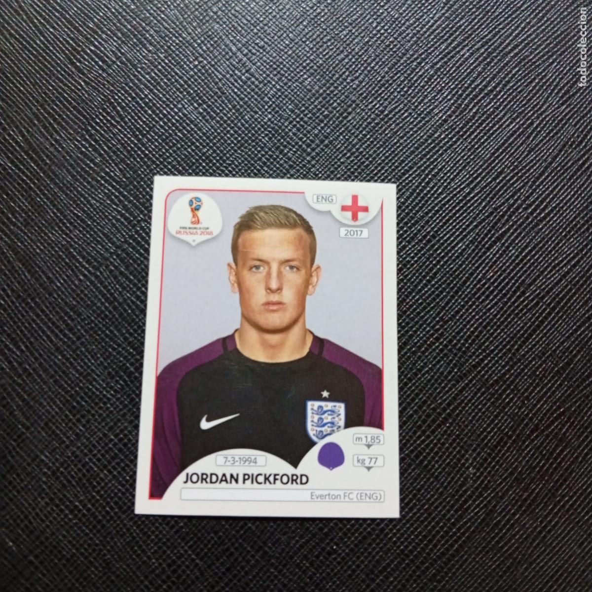 Cromos de Futebol: 575 PICKFORD INGLATERRA PANINI MUNDIAL RUSIA 2018 CROMO FUTBOL 18 - SIN PEGAR - CJ2 .