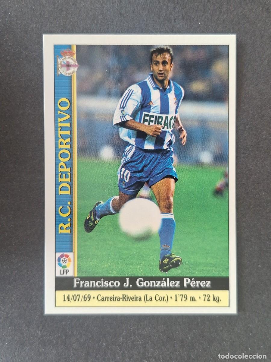 Cromos de Futebol: L1 FRAN DEPORTIVO DE LA CORU&Ntilde;A 101 MUNDICROMO LAS FICHAS DE LA LIGA 2000 99 00