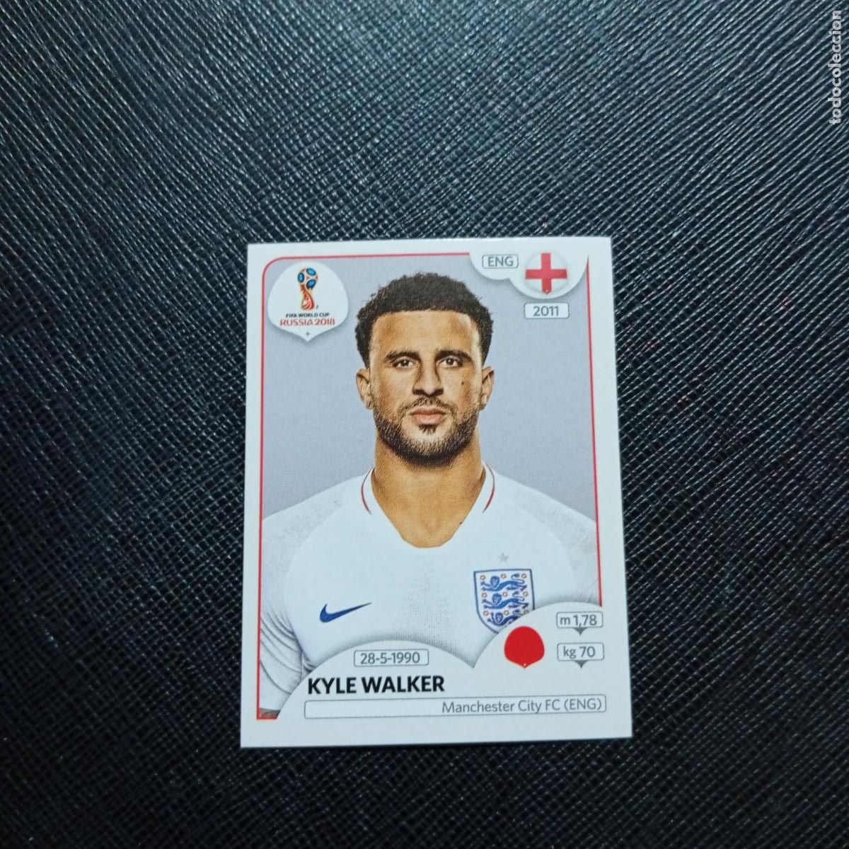 Cromos de Futebol: 577 KYLE WALKER INGLATERRA PANINI MUNDIAL RUSIA 2018 CROMO FUTBOL 18 - SIN PEGAR - CJ2 .
