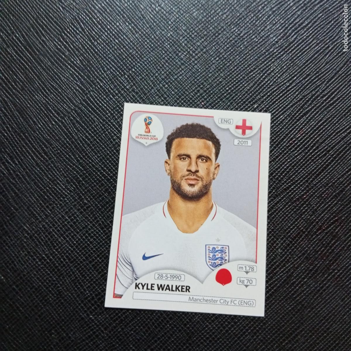 Cromos de Futebol: 577 KYLE WALKER INGLATERRA PANINI MUNDIAL RUSIA 2018 CROMO FUTBOL 18 - SIN PEGAR - CJ2 .
