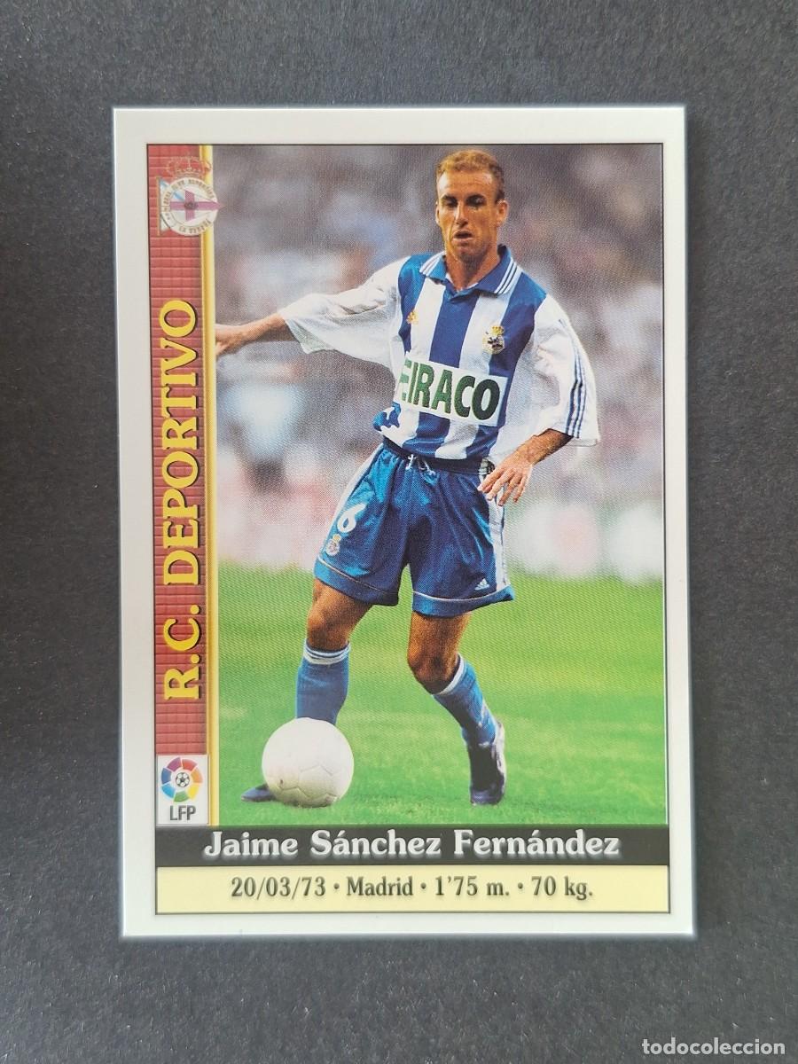 Cromos de Futebol: L1 JAIME DEPORTIVO DE LA CORU&Ntilde;A 104 MUNDICROMO LAS FICHAS DE LA LIGA 2000 99 00