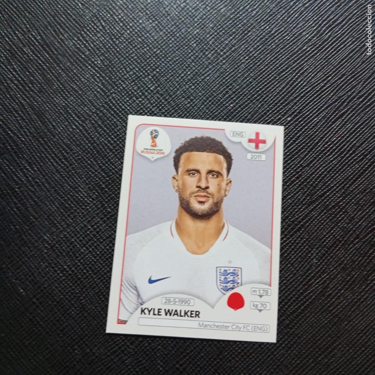 Fu&szlig;ball-Sticker: 577 KYLE WALKER INGLATERRA PANINI MUNDIAL RUSIA 2018 CROMO FUTBOL 18 - SIN PEGAR - CJ2 ..