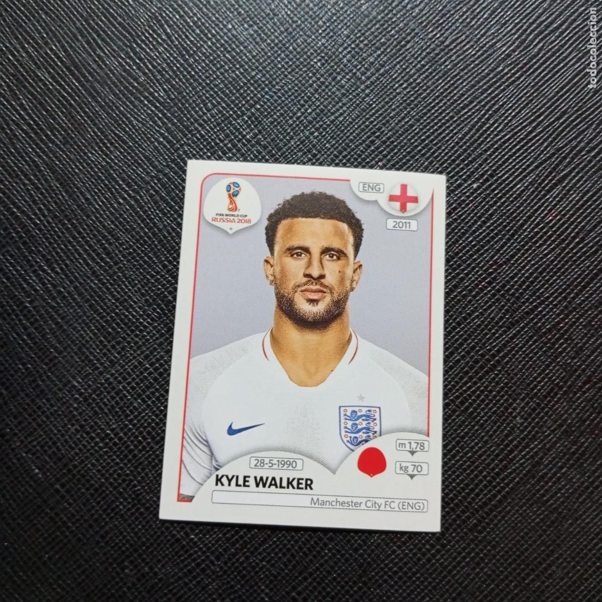 Fu&szlig;ball-Sticker: 577 KYLE WALKER INGLATERRA PANINI MUNDIAL RUSIA 2018 CROMO FUTBOL 18 - SIN PEGAR - CJ2 ..