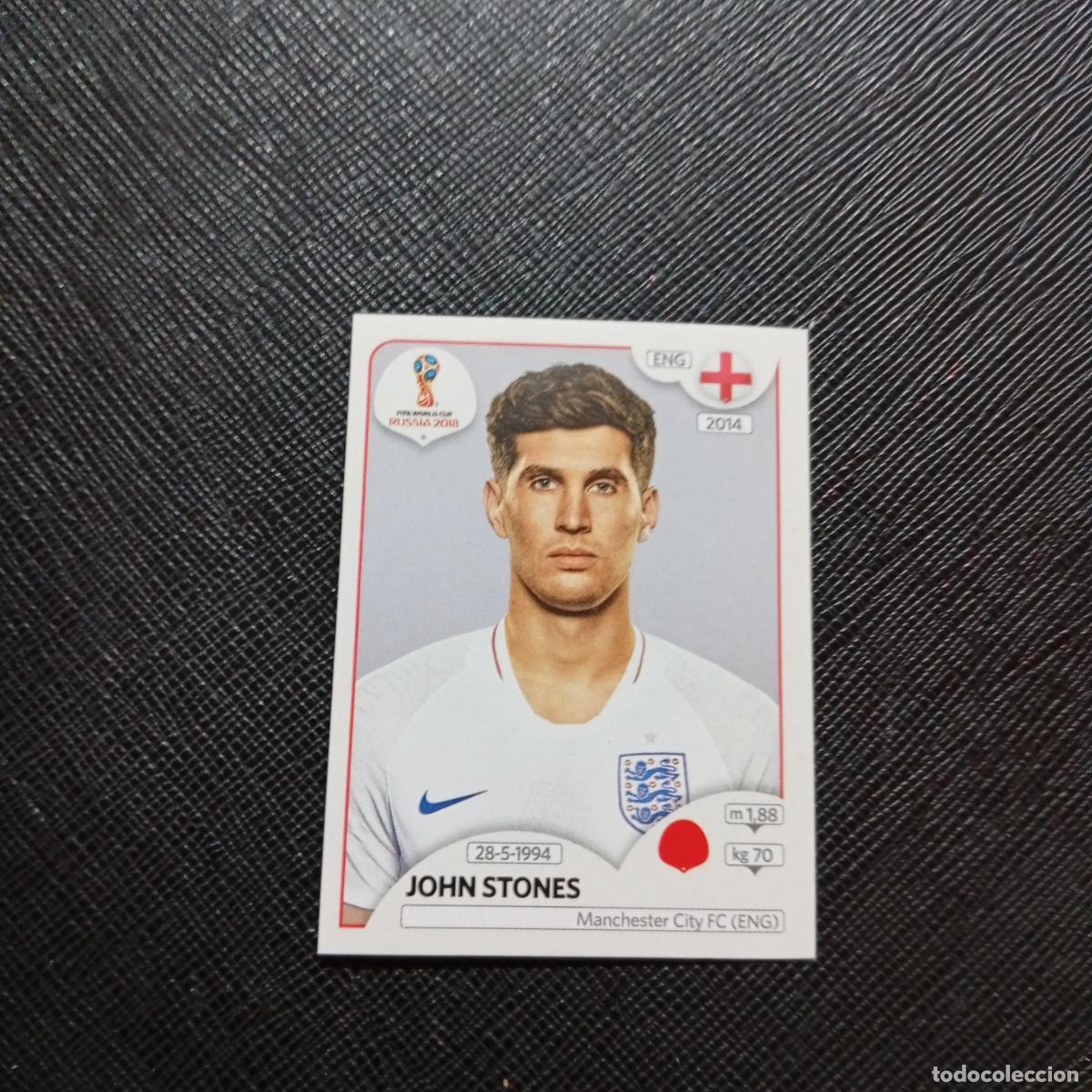 Fu&szlig;ball-Sticker: 578 JOHN STONES INGLATERRA PANINI MUNDIAL RUSIA 2018 CROMO FUTBOL 18 - SIN PEGAR - CJ2