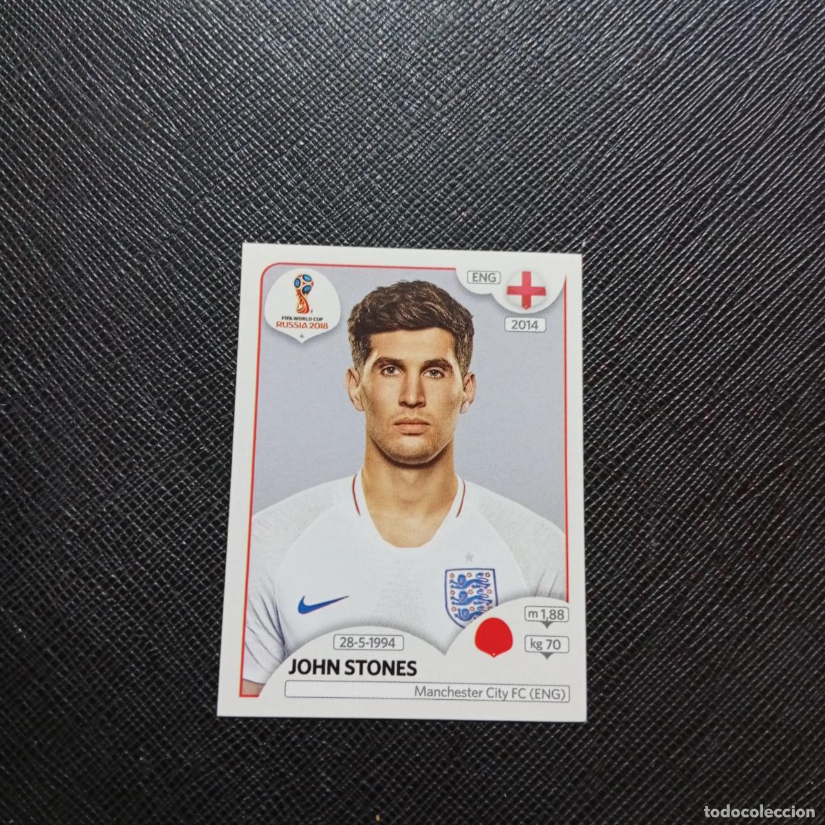 Fu&szlig;ball-Sticker: 578 JOHN STONES INGLATERRA PANINI MUNDIAL RUSIA 2018 CROMO FUTBOL 18 - SIN PEGAR - CJ2