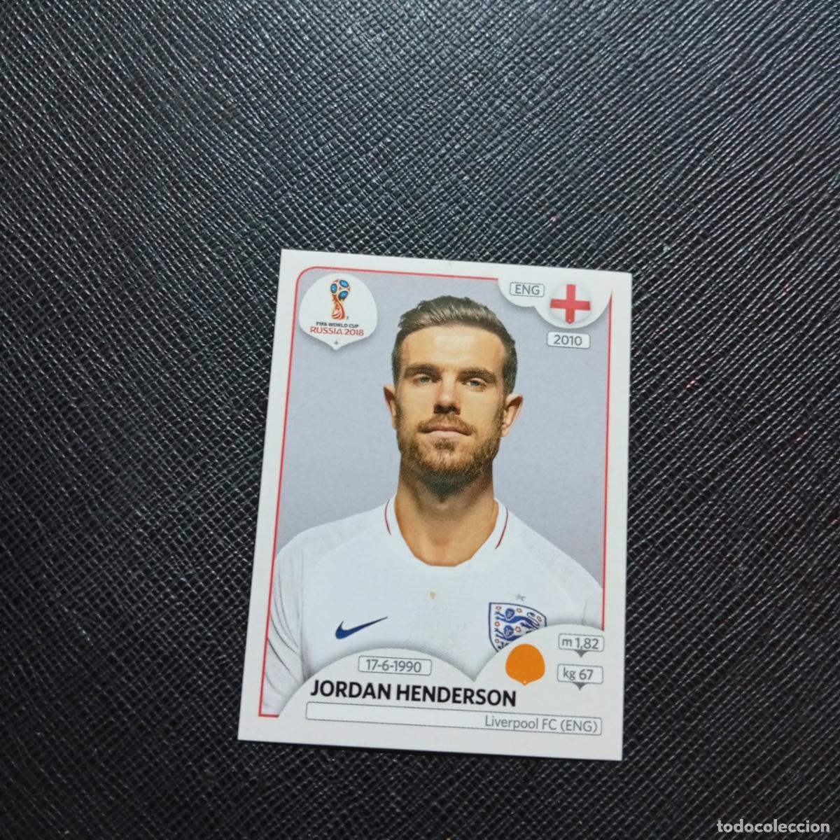 Fu&szlig;ball-Sticker: 582 HENDERSON INGLATERRA PANINI MUNDIAL RUSIA 2018 CROMO FUTBOL 18 - SIN PEGAR - CJ2