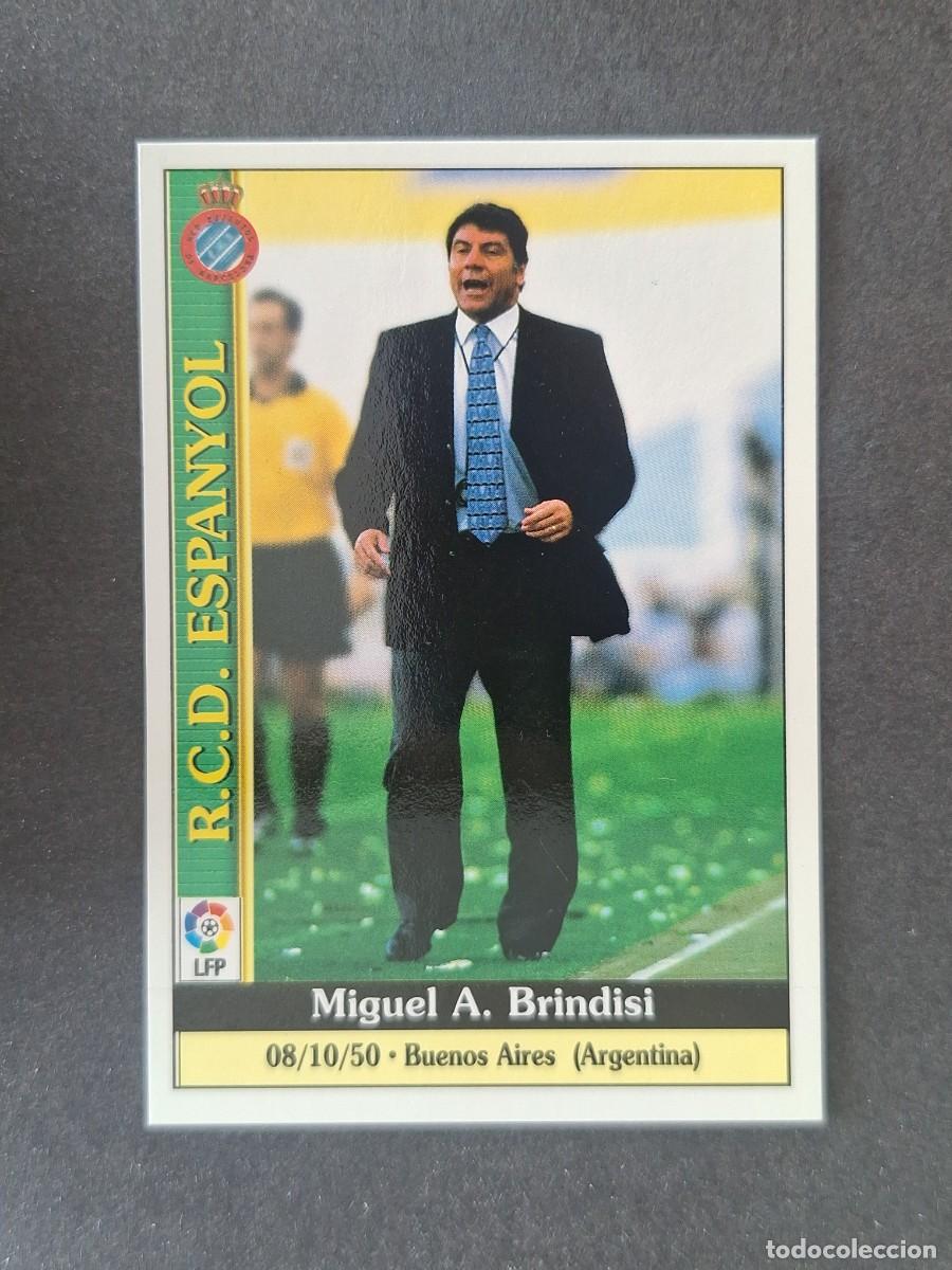 Fu&szlig;ball-Sticker: L1 BRINDISI ENTRENADOR R. C. D. ESPA&Ntilde;OL 110 MUNDICROMO LAS FICHAS DE LA LIGA 2000 99 00