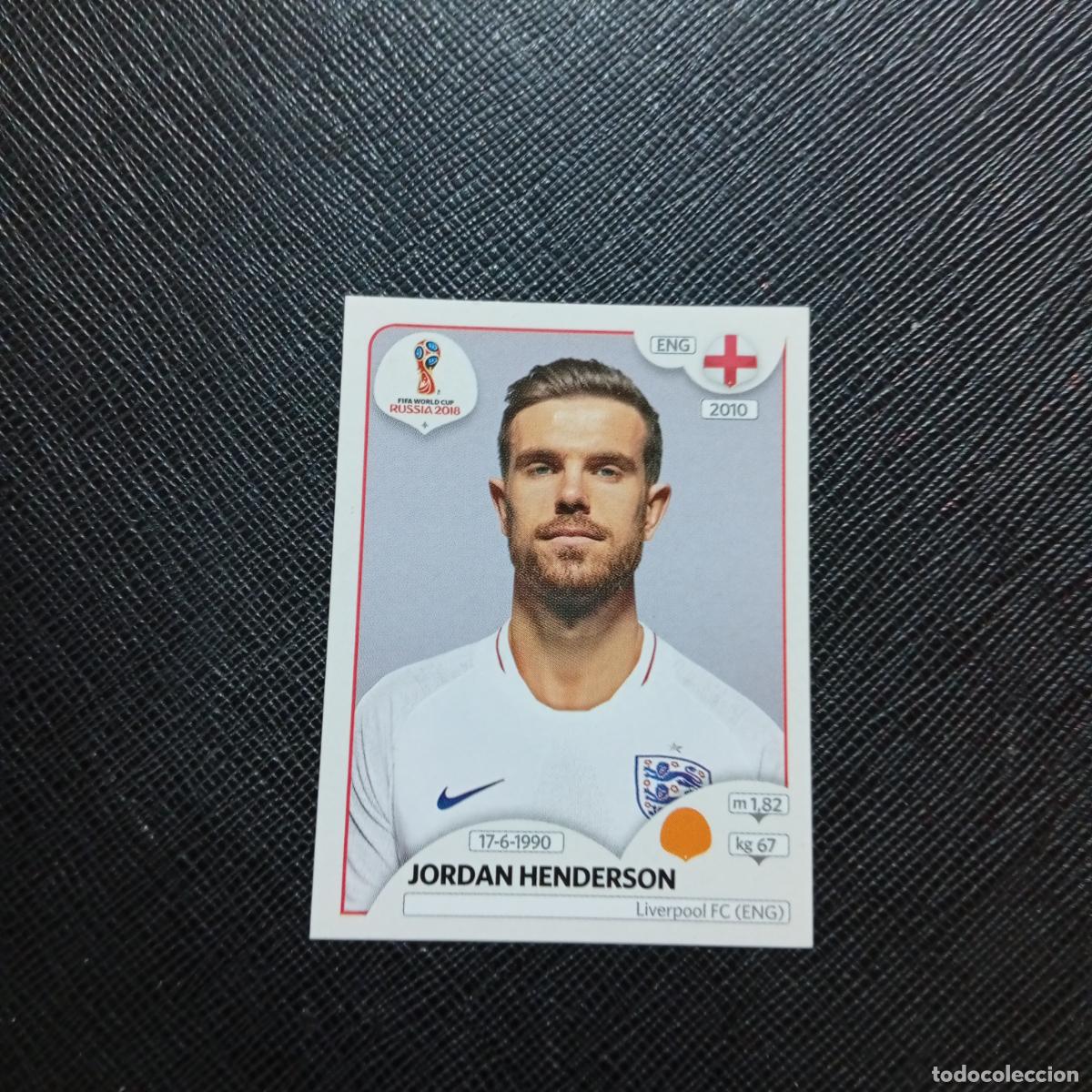 Fu&szlig;ball-Sticker: 582 HENDERSON INGLATERRA PANINI MUNDIAL RUSIA 2018 CROMO FUTBOL 18 - SIN PEGAR - CJ2