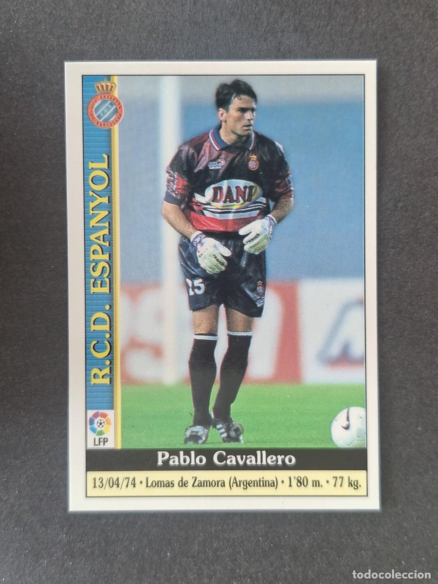 Figurine di Calcio: L1 CAVALLERO R. C. D. ESPA&Ntilde;OL 111 MUNDICROMO LAS FICHAS DE LA LIGA 2000 99 00