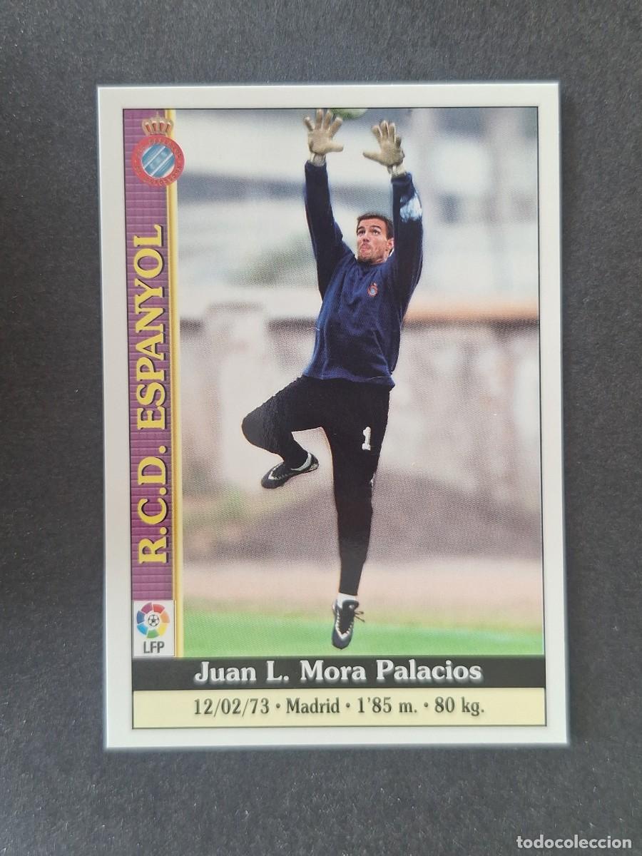 Figurine di Calcio: L1 MORA R. C. D. ESPA&Ntilde;OL 112 MUNDICROMO LAS FICHAS DE LA LIGA 2000 99 00