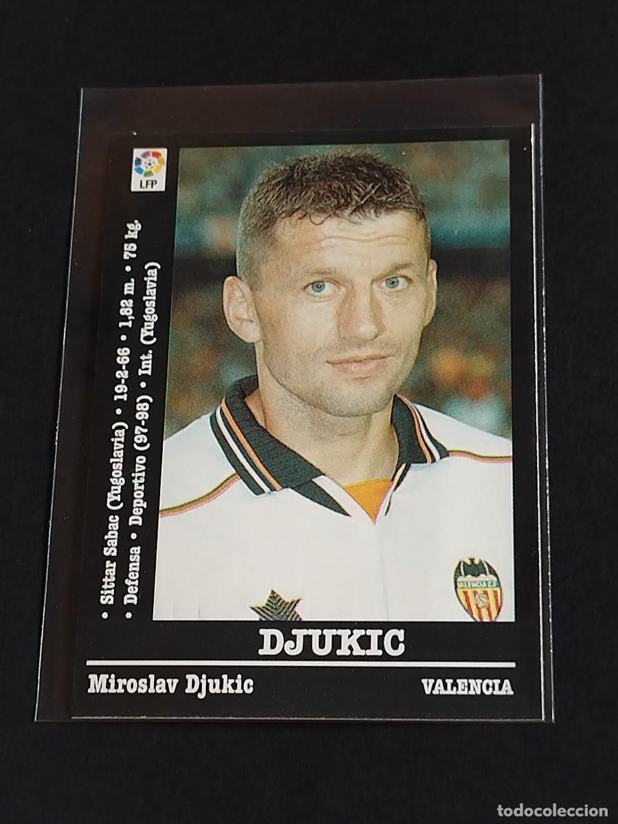 Football Stickers: DJUKIC #38 VALENCIA CF - LA LIGA 2000 2001 - PANINI SPORTS 00 01 NUNCA PEGADO