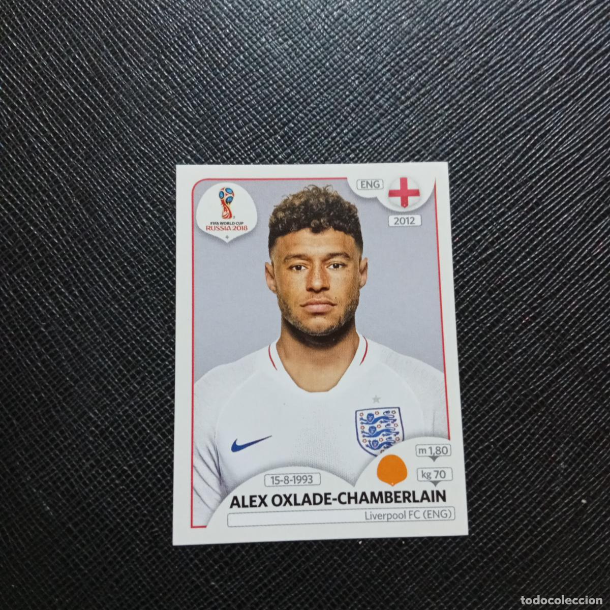 Football Stickers: 583 OXLADE CAHMBERLAIN INGLATERRA PANINI MUNDIAL RUSIA 2018 CROMO FUTBOL 18 - SIN PEGAR - CJ2
