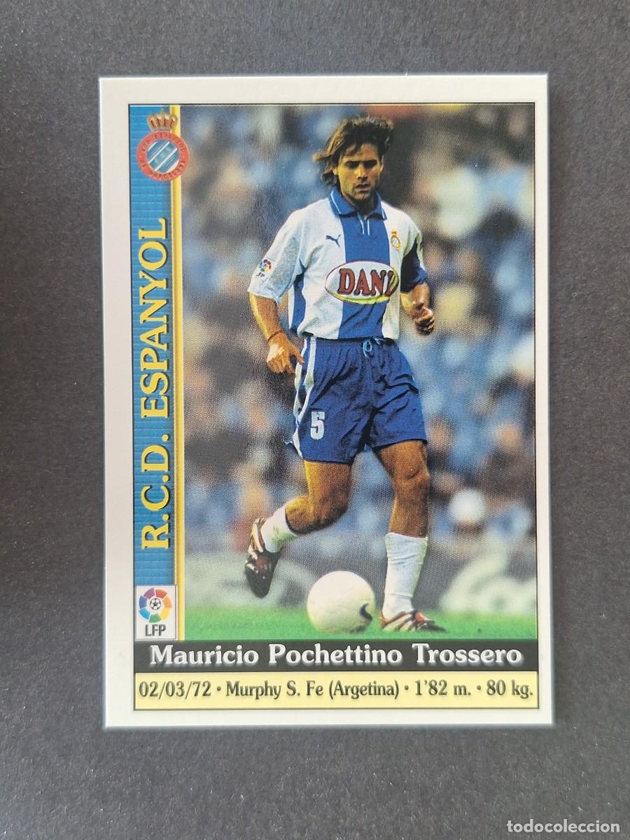 Football Stickers: L1 POCHETTINO R. C. D. ESPA&Ntilde;OL 115 MUNDICROMO LAS FICHAS DE LA LIGA 2000 99 00