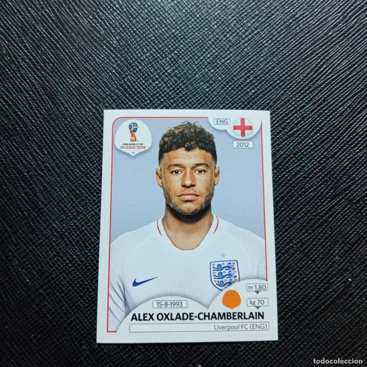 Football Stickers: 583 OXLADE CHAMBERLAIN INGLATERRA PANINI MUNDIAL RUSIA 2018 CROMO FUTBOL 18 - SIN PEGAR - CJ2 .