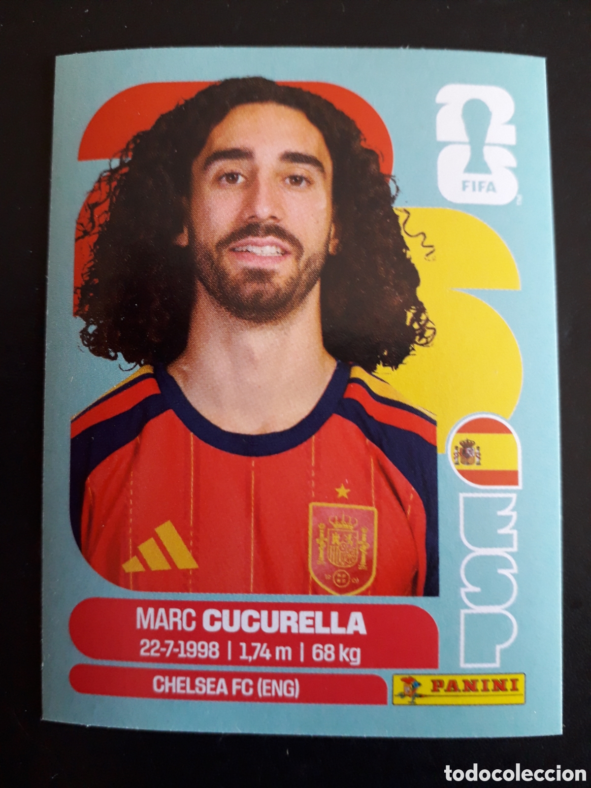 Football Stickers: CUCURELLA ESPA&Ntilde;A ESP 8 MUNDIAL F&Uacute;TBOL 2026 FIFA WORLD CUP PANINI SIN PEGAR PEDIDO M&Iacute;NIMO 3&euro;