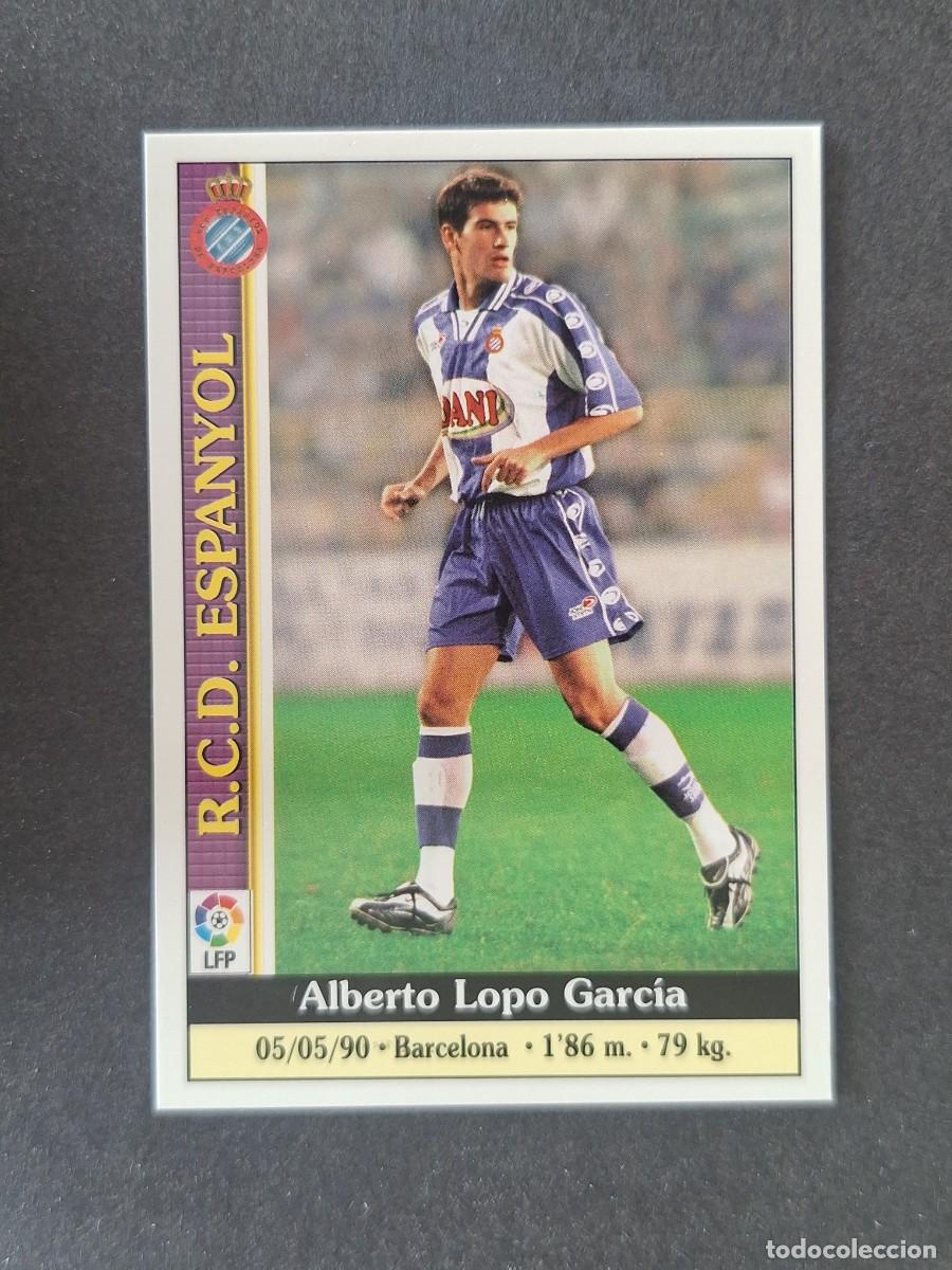 Football Stickers: L1 LOPO R. C. D. ESPA&Ntilde;OL 116 MUNDICROMO LAS FICHAS DE LA LIGA 2000 99 00