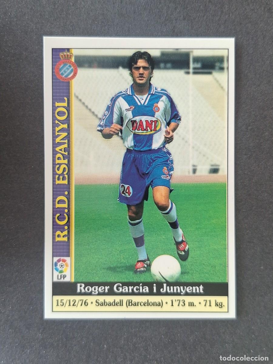 Football Stickers: L1 ROGER R. C. D. ESPA&Ntilde;OL 117 MUNDICROMO LAS FICHAS DE LA LIGA 2000 99 00